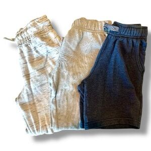Boys Jogger & Shorts Bundle Size 5–6 (3 Pieces) Sweatpants Athletic Shorts